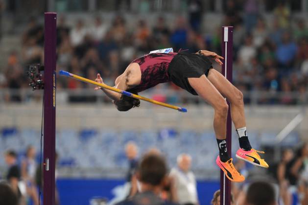 - Internazionali di Atletica - Golden Gala Pietro Mennea Gianmarco TAMBERI (ITA) competes in High Jump Men during the Diamond League Athletics 30th August 2024 at the Olimpic Stadium in Rome Rome Italy  Copyright: xIPAxSport ABACAx
