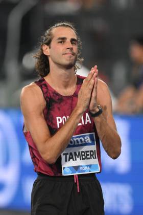 - Internazionali di Atletica - Golden Gala Pietro Mennea Gianmarco TAMBERI (ITA) competes in High Jump Men during the Diamond League Athletics 30th August 2024 at the Olimpic Stadium in Rome Rome Italy  Copyright: xIPAxSport ABACAx