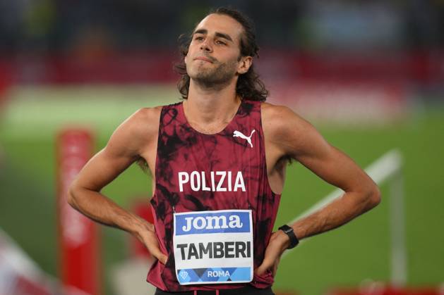 - Internazionali di Atletica - Golden Gala Pietro Mennea Gianmarco TAMBERI (ITA) competes in High Jump Men during the Diamond League Athletics 30th August 2024 at the Olimpic Stadium in Rome Rome Italy  Copyright: xIPAxSport ABACAx