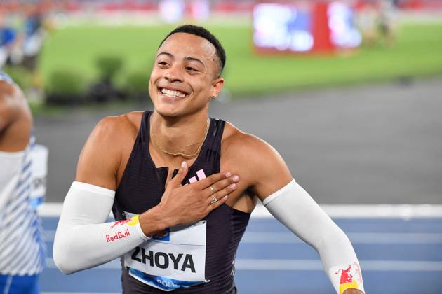 - Internazionali di Atletica - Golden Gala Pietro Mennea Sasha ZHOYA (FRA) competes in 110m Hurdles Men during the Diamond League Athletics 30th August 2024 at the Olimpic Stadium in Rome Rome Italy  Copyright: xIPAxSport ABACAx