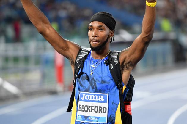 - Internazionali di Atletica - Golden Gala Pietro Mennea Romaine BECKFORD (JAM) competes in High Jump Men during the Diamond League Athletics 30th August 2024 at the Olimpic Stadium in Rome Rome Italy  Copyright: xIPAxSport ABACAx
