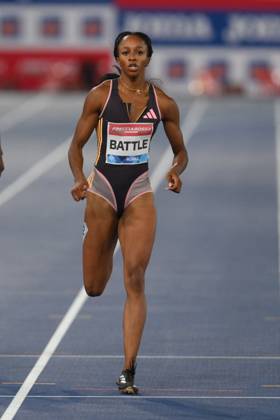 - Internazionali di Atletica - Golden Gala Pietro Mennea Anavia BATTLE (USA) competes in 200m Women during the Diamond League Athletics 30th August 2024 at the Olimpic Stadium in Rome Rome Italy  Copyright: xIPAxSport ABACAx