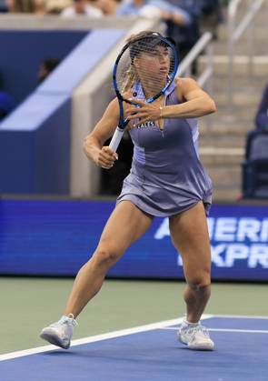 August 31, 2024, Flushing Meadows, New York, USA: Yulia Putintseva during Day 6 of her match against Jasmine Paolini in the 2024 US Open held at the USTA Billie Jean King National Tennis Center on Saturday August 31, 2024 in the Flushing neighborhood of the Queens borough of New York City. JAVIER ROJAS PI Flushing Meadows USA - ZUMAp124 20240831_zaa_p124_041 Copyright: xJavierxRojasx