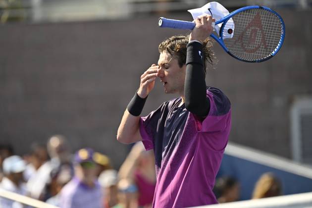Tennis : Us Open 2024 - Jack Draper - Angleterre Tennis :Us Open 2024 - Usa - 31 08 2024 ChrysleneCaillaud Panoramic 