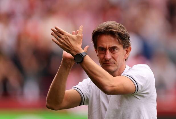 London, England, 31st August 2024. Brentford s head coach Thomas Frank during the Premier League match at Gtech Community Stadium, London. Picture credit should read: David Klein Sportimage EDITORIAL USE ONLY. No use with unauthorised audio, video, data, fixture lists, club league logos or live services. Online in-match use limited to 120 images, no video emulation. No use in betting, games or single club league player publications. SPI-3288-0006