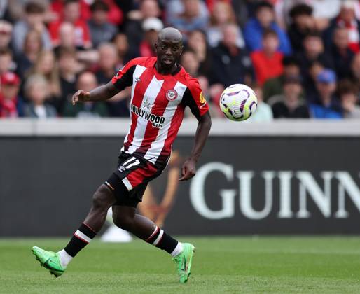 London, England, 31st August 2024. Brentford s Yoane Wissa during the Premier League match at Gtech Community Stadium, London. Picture credit should read: David Klein Sportimage EDITORIAL USE ONLY. No use with unauthorised audio, video, data, fixture lists, club league logos or live services. Online in-match use limited to 120 images, no video emulation. No use in betting, games or single club league player publications. SPI-3288-0067