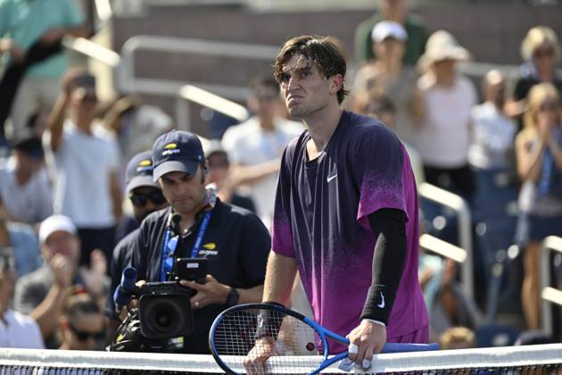 Tennis : Us Open 2024 - Jack Draper - Angleterre Tennis :Us Open 2024 - Usa - 31 08 2024 ChrysleneCaillaud Panoramic 