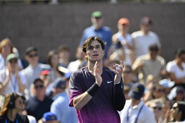 Tennis : Us Open 2024 - Jack Draper - Angleterre Tennis :Us Open 2024 - Usa - 31 08 2024 ChrysleneCaillaud Panoramic 