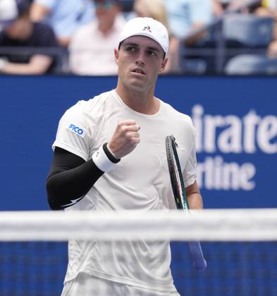 August 31, 2024: Christopher O Connell (AUS) loses to Jannik Sinner (ITA) 6-1, 6-4, 6-2 at the US Open being played at Billie Jean King National Tennis Center in Flushing, Queens, NY, {USA} Ã‚ Cal Media Flushing, Queens USA - ZUMAc04_ 20240831_zma_c04_296 Copyright: xGracexSchultzx