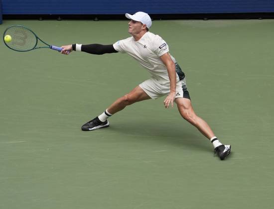 August 31, 2024: Christopher O Connell (AUS) loses to Jannik Sinner (ITA) 6-1, 6-4, 6-2 at the US Open being played at Billie Jean King National Tennis Center in Flushing, Queens, NY, {USA} Ã‚ Cal Media Flushing, Queens USA - ZUMAc04_ 20240831_zma_c04_316 Copyright: xGracexSchultzx