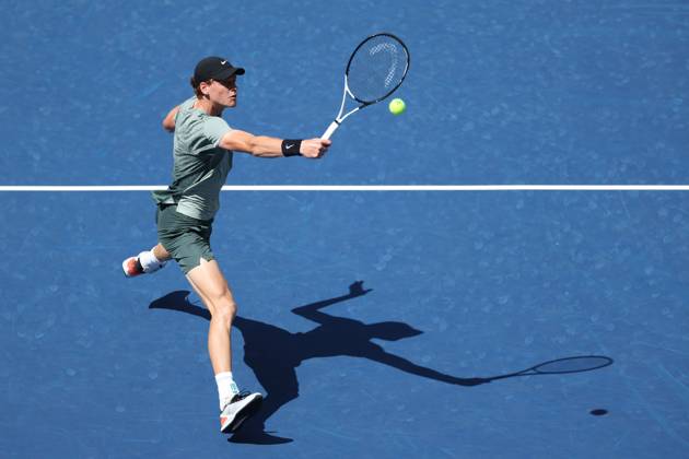 Jannik Sinner (Ita) at the US Open 2024 TENNIS : US Open 2024 31 08 2024 AntoineCouvercelle Panoramic 