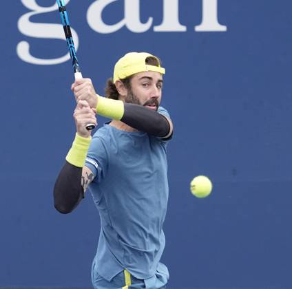 August 31,2024: Jordan Thompson (AUS) defeated Matteo Arnaldi (ITA) 7-5 in the first set, at the US Open being played at Billie Jean King National Tennis Center in Flushing, Queens, NY. Ã‚ CSM Flushing, Queens USA - ZUMAc04_ 20240831_zma_c04_383 Copyright: xGracexSchultzx