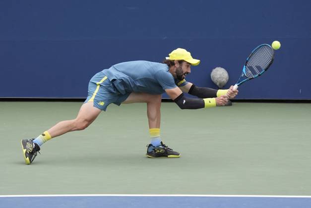 August 31,2024: Jordan Thompson (AUS) defeated Matteo Arnaldi (ITA) 7-5 in the first set, at the US Open being played at Billie Jean King National Tennis Center in Flushing, Queens, NY. Ã‚ CSM Flushing, Queens USA - ZUMAc04_ 20240831_zma_c04_378 Copyright: xGracexSchultzx