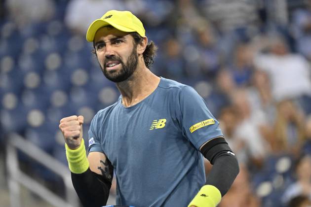 Tennis : Us Open 2024 - Jordan Thompson - Australie Tennis :Us Open 2024 - Usa - 31 08 2024 ChrysleneCaillaud Panoramic 