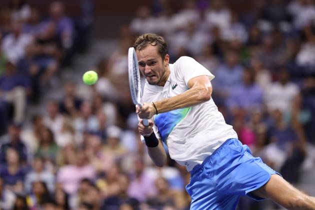 Daniil Medvedev (Rus) at the US Open 2024 TENNIS : US Open 2024 31 08 2024 AntoineCouvercelle Panoramic 