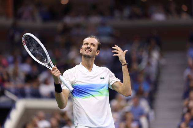 Daniil Medvedev (Rus) at the US Open 2024 TENNIS : US Open 2024 31 08 2024 AntoineCouvercelle Panoramic 