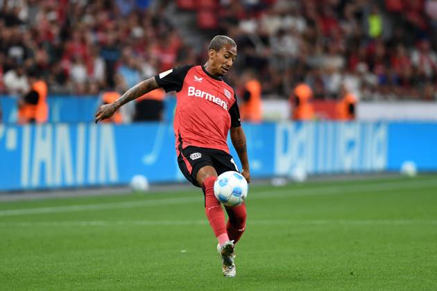 Arthur Bayer 04 Leverkusen in action, on the ball, single action during the Bundesliga 1 match between Bayer 04 Leverkusen and RB Leipzig, BayArena on August 31, 2024 in Leverkusen, Germany Photo by Ralf Treese DeFodi Images Arthur Bayer 04 Leverkusen controls the ball during the Bundesliga match between Bayer 04 Leverkusen and RB Leipzig at BayArena on August 31, 2024 in Leverkusen, Germany Photo by Ralf Treese DeFodi Images DFL regulations prohibit any use of photographs as image sequences and or quasi video Defodi 521 LEVRBL20240831 101 Defodi-521 DFL regulations prohibit any use of photographs as image sequences and or quasi-video.
