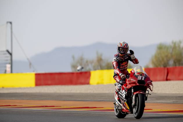 31 ACOSTA Pedro (spa), Tech3 GasGas Factory Racing, GasGas RC16, action during 2024 MotoGP Gran Premio GoPro de Aragón, 2024 MotoGP Barcelona Grand Prix, on MotorLand Aragón, from August 30 to September 01, 2024 in Spain - MOTO - MOTO GP - BARCELONA GRAND PRIX 2024 DPPI Panoramic _TIN0879