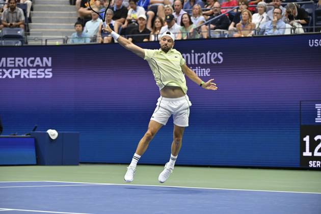 Tennis : Us Open 2024 - Grigor Dimitrov - Bulgarie Tennis :Us Open 2024 - Usa - 01 09 2024 ChrysleneCaillaud Panoramic 
