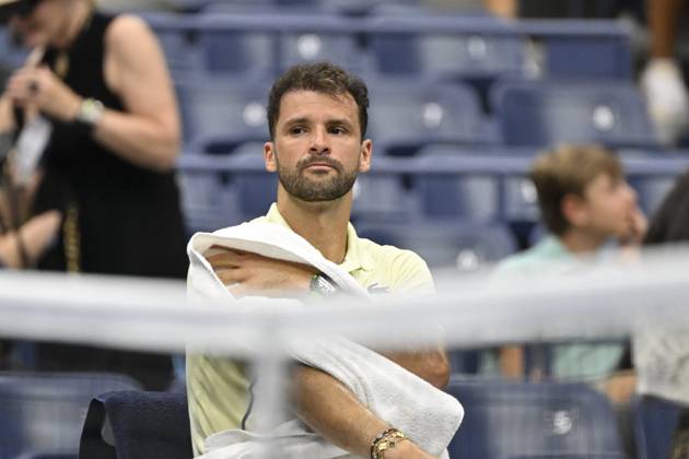 Tennis : Us Open 2024 - Grigor Dimitrov - Bulgarie Tennis :Us Open 2024 - Usa - 01 09 2024 ChrysleneCaillaud Panoramic 