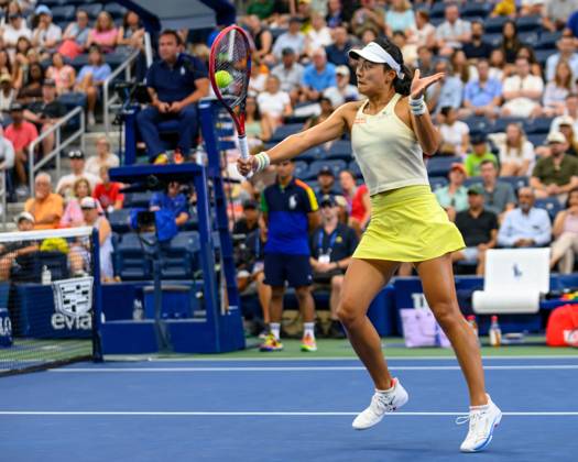 Paula Badosa (ESP) vs. Wafan Wang (CHN) during the 2024 US Open Tennis Championships at the USTA Billie Jean King National Tennis Center Featuring: Wafan Wang Where: Queens, New York, United States When: 01 Sep 2024 Credit: David Lobel INSTARimages EDITORIAL USE ONLY. NOT FOR USE BY NEWSPAPERS BASED IN THE UK. Copyright: xDavidxLobelx instar54084125