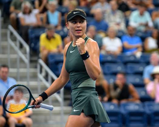 Paula Badosa (ESP) vs. Wafan Wang (CHN) during the 2024 US Open Tennis Championships at the USTA Billie Jean King National Tennis Center Featuring: Paula Badosa Where: Queens, New York, United States When: 01 Sep 2024 Credit: David Lobel INSTARimages EDITORIAL USE ONLY. NOT FOR USE BY NEWSPAPERS BASED IN THE UK. Copyright: xDavidxLobelx instar54084103