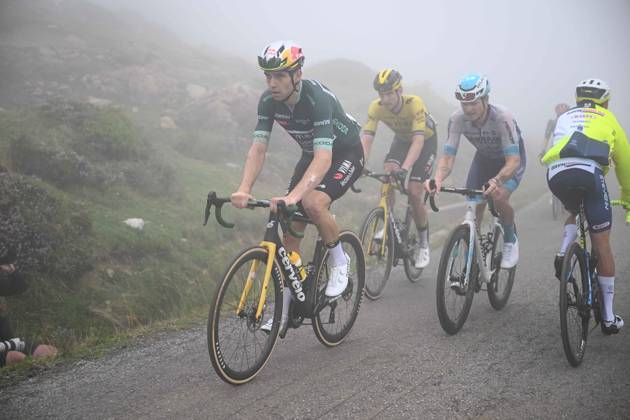 01-09-2024 Vuelta A Espana; Tappa 15 Infiesto - Cuitu Negru; 2024, Visma - Lease A Bike; Van Aert, Wout; Cuitu Negru;