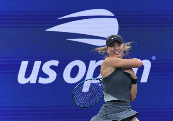 September 1, 2024, Flushing Meadows, New York, USA: Paula Badosa hits a forehand during Day 7 of her match against Yafan Wang in the 2024 US Open held at the USTA Billie Jean King National Tennis Center on Sunday September 1, 2024 in the Flushing neighborhood of the Queens borough of New York City. JAVIER ROJAS PI Flushing Meadows USA - ZUMAp124 20240901_zaa_p124_015 Copyright: xJavierxRojasx