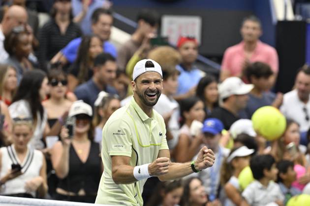 Tennis : Us Open 2024 - Grigor Dimitrov - Bulgarie Tennis :Us Open 2024 - Usa - 01 09 2024 ChrysleneCaillaud Panoramic 