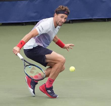September 1, 2024: Casper Ruud (NOR) loses to Taylor Fritz (USA) 3-6, 6-4, 6-3, 6-2 at the US Open being played at Billie Jean King National Tennis Center in Flushing, Queens, NY, {USA} Ã‚ Cal Media Flushing, Queens USA - ZUMAc04_ 20240901_zma_c04_129 Copyright: xGracexSchultzx