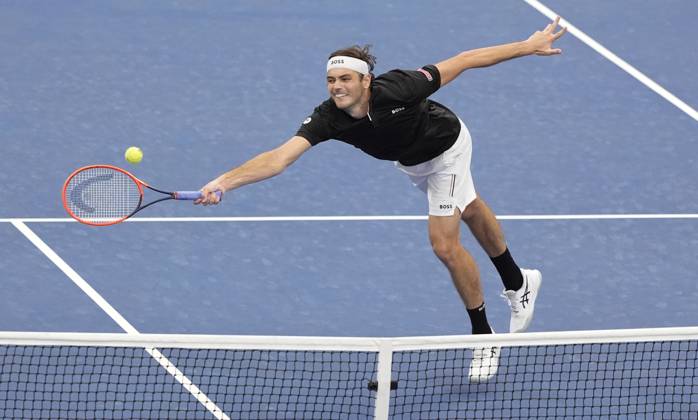 September 1,2024: Taylor Fritz (USA) defeated Casper Ruud (NOR) 3-6, 6-4, 6-3, 6-2, at the US Open being played at Billie Jean King National Tennis Center in Flushing, Queens, NY. Ã‚ CSM Flushing, Queens USA - ZUMAc04_ 20240901_zma_c04_131 Copyright: xGracexSchultzx