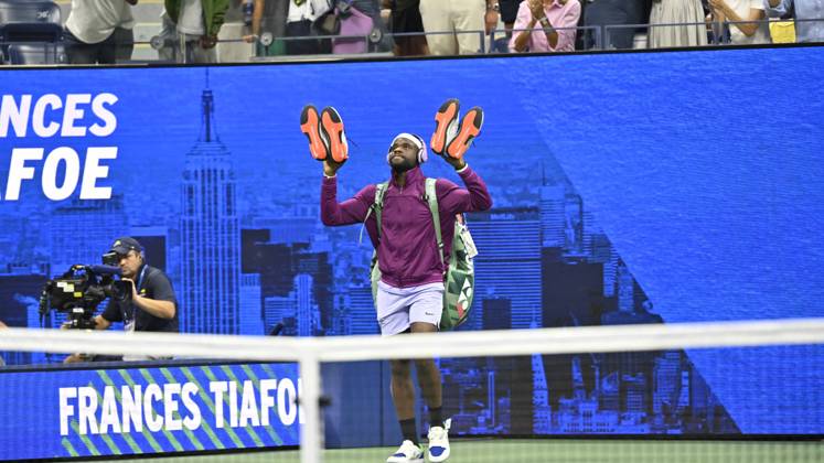 Tennis : Us Open 2024 - Frances Tiafoe - Usa Tennis :Us Open 2024 - Usa - 01 09 2024 ChrysleneCaillaud Panoramic 