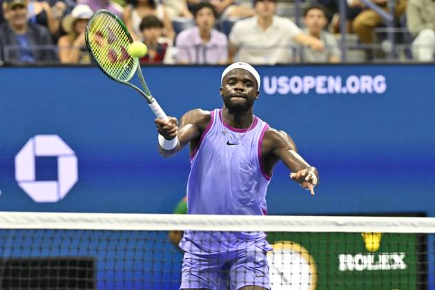 Tennis : Us Open 2024 - Frances Tiafoe - Usa Tennis :Us Open 2024 - Usa - 02 09 2024 ChrysleneCaillaud Panoramic 