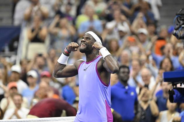 Tennis : Us Open 2024 - Frances Tiafoe - Usa Tennis :Us Open 2024 - Usa - 02 09 2024 ChrysleneCaillaud Panoramic 