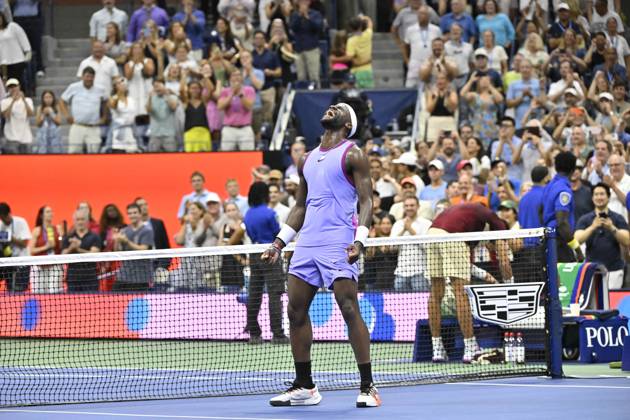 Tennis : Us Open 2024 - Frances Tiafoe - Usa Tennis :Us Open 2024 - Usa - 02 09 2024 ChrysleneCaillaud Panoramic 