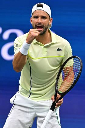 US Open - Fourth Round Grigor Dimitrov (BUL) during his fourth round match at the 2024 US Open at Billie Jean National Tennis Center in New York City, NY, USA, on September 1, 2024. Photo by Corinne Dubreuil ABACAPRESS.COM New York City NY United States  Copyright: xDubreuilxCorinne ABACAx
