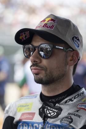 OLIVEIRA Miguel (prt), Trackhouse Racing, Aprilia RS-GP 2024, portrait during 2024 MotoGP Gran Premio GoPro de Aragón, 2024 MotoGP Barcelona Grand Prix, on MotorLand Aragón, from August 30 to September 01, 2024 in Spain - MOTO - MOTO GP - BARCELONA GRAND PRIX 2024 DPPI Panoramic ALE_9644