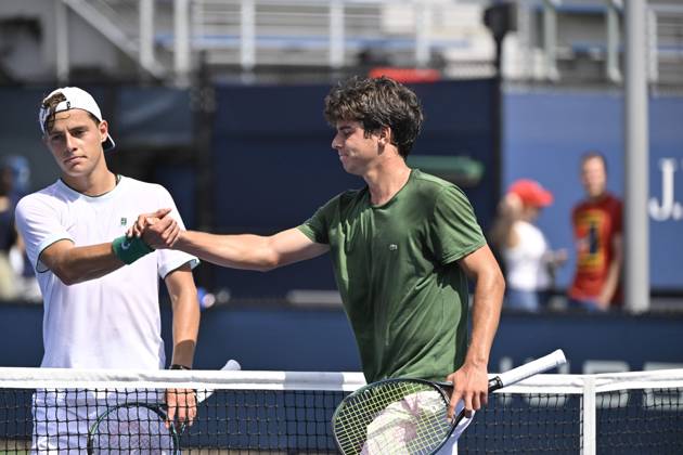 Tennis : Us Open 2024 - Thomas Faurel - France Tennis :Us Open 2024 - Usa - 02 09 2024 ChrysleneCaillaud Panoramic 