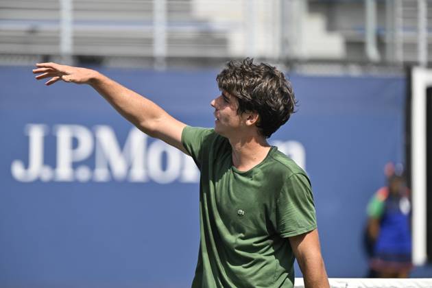 Tennis : Us Open 2024 - Thomas Faurel - France Tennis :Us Open 2024 - Usa - 02 09 2024 ChrysleneCaillaud Panoramic 