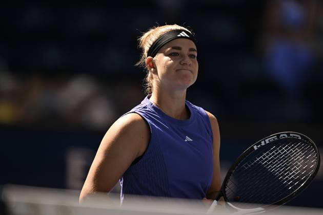 Czech tennis player Karolina Muchova advances to the quarterfinals of the US Open tennis tournament when she defeated Jasmine Paolini from Italy, in New York, USA, on September 1, 2024. (CTKxPhoto MartinxSidorjak) CTKPhotoF202409020033301  CTKPhotoF202409020033301