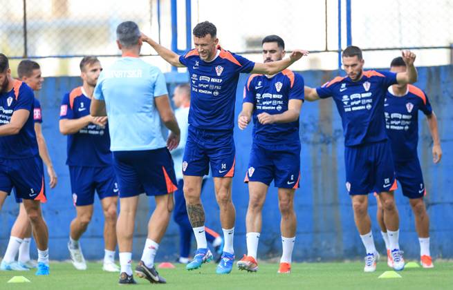 Fußball, Nationalteam Kroatien Training Croatia National Football Team: Training session Ivan Perisic of Croatia during training session of Croatia national football team at Hitrec Kacian Stadium in Zagreb, Croatia, on September 2, 2024.  SlavkoxMidzor PIXSELL