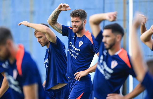 Fußball, Nationalteam Kroatien Training Croatia National Football Team: Training session Duje Caleta Car of Croatia during training session of Croatia national football team at Hitrec Kacian Stadium in Zagreb, Croatia, on September 2, 2024.  SlavkoxMidzor PIXSELL