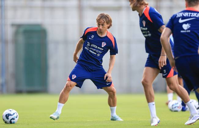 Fußball, Nationalteam Kroatien Training Croatia National Football Team: Training session Luka Modric of Croatia during training session of Croatia national football team at Hitrec Kacian Stadium in Zagreb, Croatia, on September 2, 2024.  SlavkoxMidzor PIXSELL