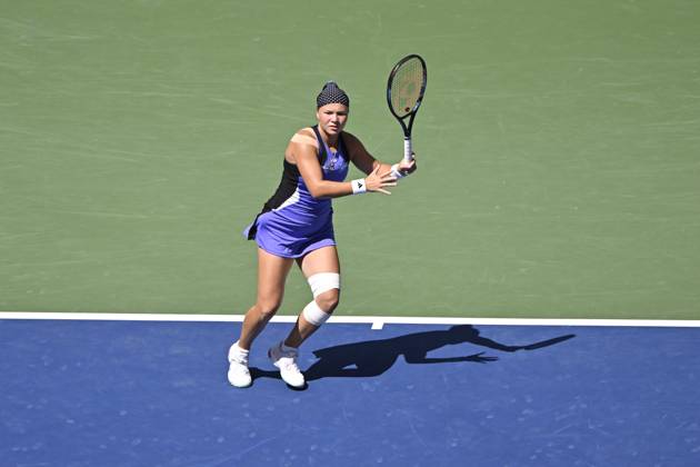 Tennis : Us Open 2024 - Shnaider Diana - Russie Tennis :Us Open 2024 - Usa - 02 09 2024 ChrysleneCaillaud Panoramic 