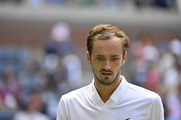 Tennis : Us Open 2024 - Daniil Medvedev - Russie Tennis :Us Open 2024 - Usa - 02 09 2024 ChrysleneCaillaud Panoramic 