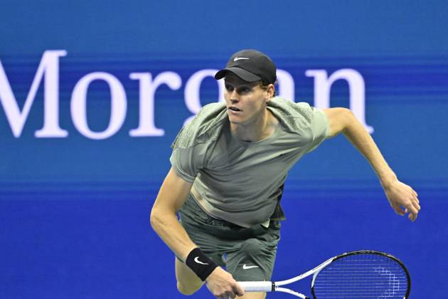 Tennis : Us Open 2024 - Jannik Sinner - Italie Tennis :Us Open 2024 - Usa - 02 09 2024 ChrysleneCaillaud Panoramic 
