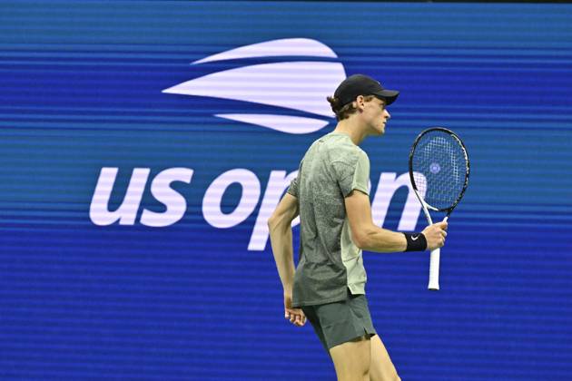 Tennis : Us Open 2024 - Jannik Sinner - Italie Tennis :Us Open 2024 - Usa - 02 09 2024 ChrysleneCaillaud Panoramic 