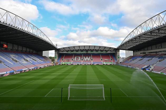 Bristol Street Motors Trophy Wigan Athletic v Morecambe A general view of the DW Stadium ahead of the Bristol Street Motors Trophy match Wigan Athletic vs Morecambe at DW Stadium, Wigan, United Kingdom, 3rd September 2024 (Photo by Cody Froggatt News Images) Wigan DW Stadium Greater Manchester United, ManU Kingdom Copyright: xCodyxFroggatt NewsxImagesx