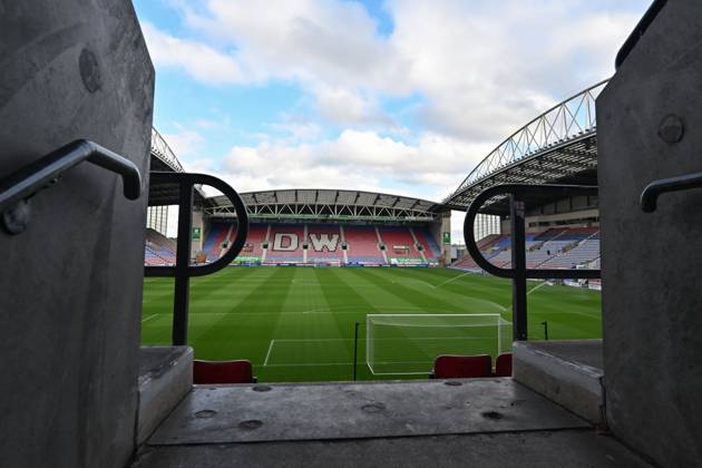 Bristol Street Motors Trophy Wigan Athletic v Morecambe A general view of the DW Stadium ahead of the Bristol Street Motors Trophy match Wigan Athletic vs Morecambe at DW Stadium, Wigan, United Kingdom, 3rd September 2024 (Photo by Cody Froggatt News Images) Wigan DW Stadium Greater Manchester United, ManU Kingdom Copyright: xCodyxFroggatt NewsxImagesx
