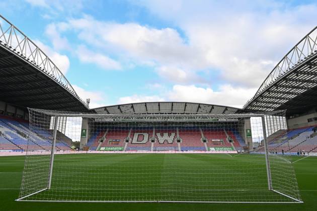 Bristol Street Motors Trophy Wigan Athletic v Morecambe A general view of the DW Stadium ahead of the Bristol Street Motors Trophy match Wigan Athletic vs Morecambe at DW Stadium, Wigan, United Kingdom, 3rd September 2024 (Photo by Cody Froggatt News Images) Wigan DW Stadium Greater Manchester United, ManU Kingdom Copyright: xCodyxFroggatt NewsxImagesx